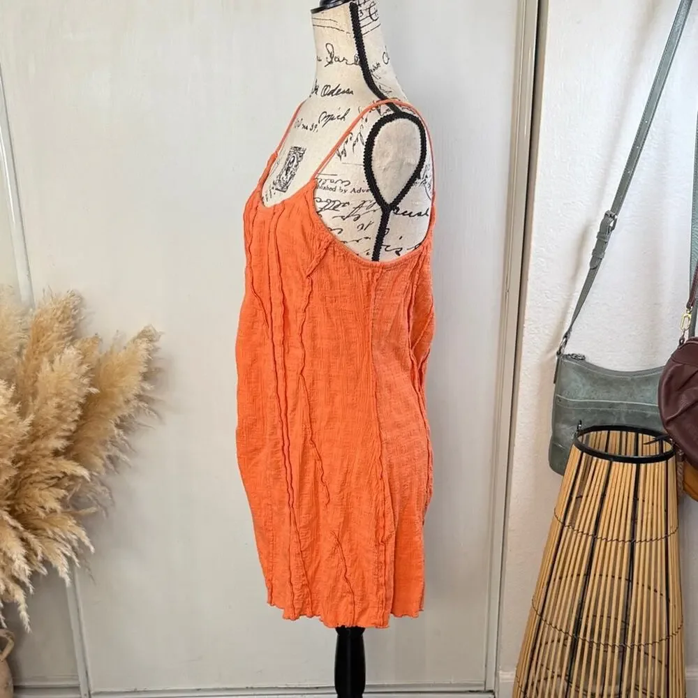 Free People Endless Summer Throwing Shade Mini Dress size Large